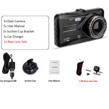 Dual Dash Cam - Front AND Rear Recording | Full HD 1080P | Night Vision | Touch Screen