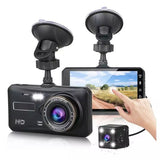 Dual Dash Cam - Front AND Rear Recording | Full HD 1080P | Night Vision | Touch Screen