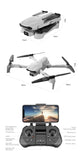 Pro Dual-Camera Drone - 4K HD | 120-Degree Wide-Angle | GPS | 5G WiFi | FPV Real-Time Transmission | 1+ Mile Range
