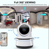 Smart Home WiFi Camera - Full HD 1080P | Motion Detection | 360-Degree  Pan-Tilt-Zoom | CCTV