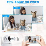 Smart Home WiFi Camera - Full HD 1080P | Motion Detection | 360-Degree  Pan-Tilt-Zoom | CCTV
