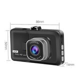 Dual Dash Cam - Front AND Rear Recording | Full HD 1080P | 140-Degree Wide-Angle Video | Night Vision | G-Sensor