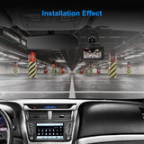 Dual Dash Cam - Front AND Rear Recording | Full HD 1080P | 140-Degree Wide-Angle Video | Night Vision | G-Sensor