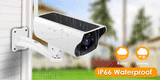 Outdoor WiFi Camera - Solar Panel Rechargeable | Waterproof | CCTV