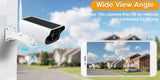Outdoor WiFi Camera - Solar Panel Rechargeable | Waterproof | CCTV