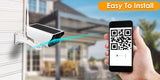 Outdoor WiFi Camera - Solar Panel Rechargeable | Waterproof | CCTV