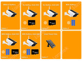 Outdoor WiFi Camera - Solar Panel Rechargeable | Waterproof | CCTV