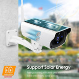 Outdoor WiFi Camera - Solar Panel Rechargeable | Waterproof | CCTV