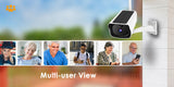 Outdoor WiFi Camera - Solar Panel Rechargeable | Waterproof | CCTV