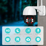 Outdoor WiFi Camera - Point-Tilt-Zoom | Waterproof + Weatherproof | Motion + Sound Detection | CCTV