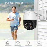 Outdoor WiFi Camera - Point-Tilt-Zoom | Waterproof + Weatherproof | Motion + Sound Detection | CCTV