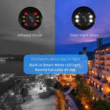 Outdoor WiFi Camera - Point-Tilt-Zoom | Waterproof + Weatherproof | Motion + Sound Detection | CCTV