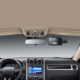 Dual Dash Cam - Front AND Rear/Interior Recording | Full HD 1080P | 120-Degree Wide-Angle Video | Night Vision | G-Sensor | GPS |