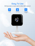 Indoor WiFi Camera - Full HD 1080P | Night Vision | Two-Way Audio | Motion + Sound Detection