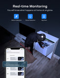 Indoor WiFi Camera - Full HD 1080P | Night Vision | Two-Way Audio | Motion + Sound Detection