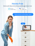 Indoor WiFi Camera - Full HD 1080P | Night Vision | Two-Way Audio | Motion + Sound Detection