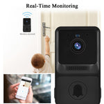 Smart Security Doorbell Camera - Full HD 1080P | Night Vision | Real-Time Monitoring