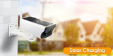 Outdoor WiFi Camera - Solar Panel Rechargeable | Waterproof | CCTV